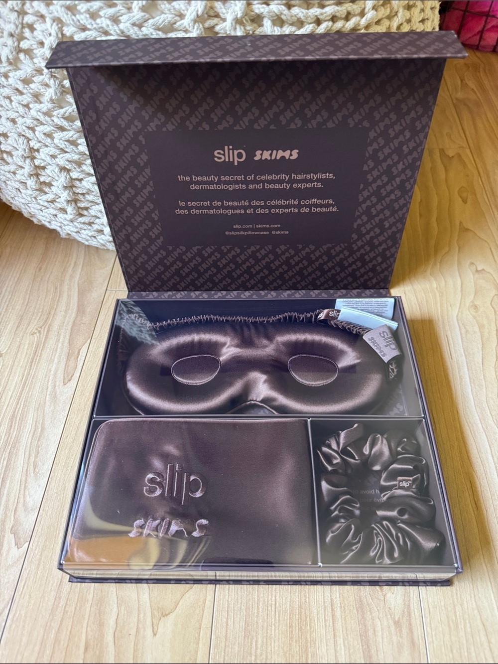 SLIP X SKIMS SIGNATURE GIFT SET - COCOA